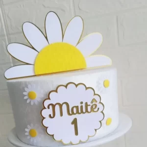 Tema Topo de Bolo Margaridas Studio