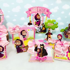 Tema de Aniversario Masha e o Urso Studio e Pdf