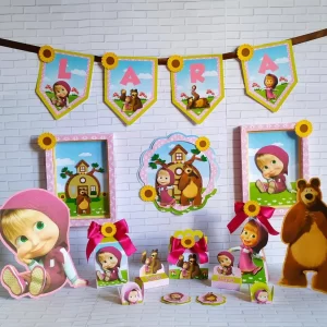 Tema de Festa Infantil Masha eo Urso