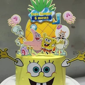 Topo de Bolo Bob Esponja Para Imprimir Studio
