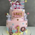 Topo de Bolo Circo Rosa Para Imprimir Studio