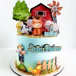 Topo de Bolo de Fazenda Infantil Studio