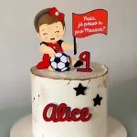 Topo de Bolo do Flamengo Infantil Studio