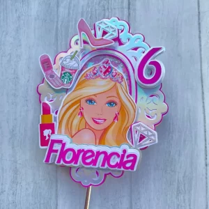 Topo de Bolos da Barbie Princesa Studio