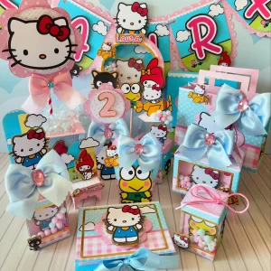 Festa Decoracao Hello Kitty Studio, Png e Pdf