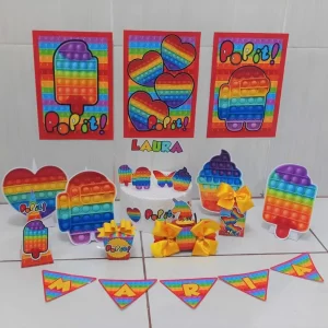 Aniversário Com Tema Pop It Studio