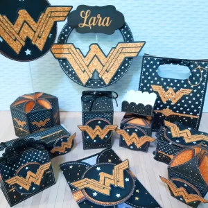 Aniversário Com Tema da Mulher Maravilha