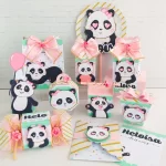Aniversário Panda Rosa Simples Studio e Pdf