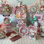 Aniversário Safari Rosa Studio, Png e Pdf