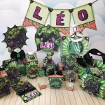 Aniversário Simples do Hulk Studio, Png e Pdf