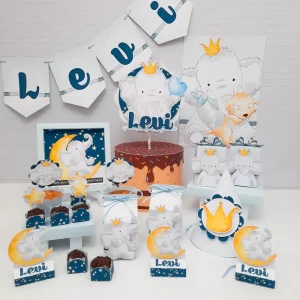 Aniversário Tema Elefantinho Studio e Pdf