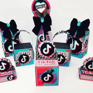 Aniversário Tema TikTok Studio e Pdf