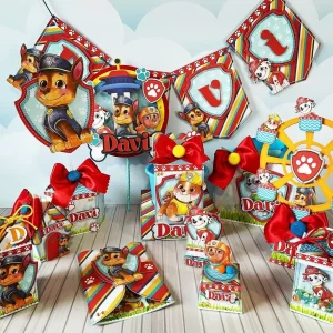 Aniversário da Patrulha Canina Studio, Png e Pdf