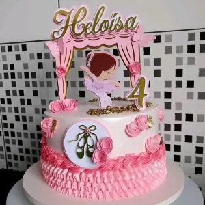 Arquivo Bailarina Topper Bolo Studio