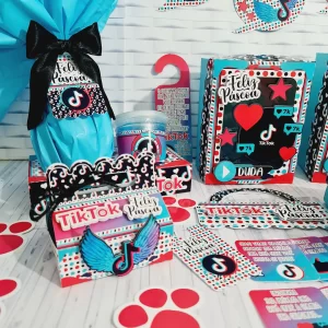 Arquivo Pascoa Tema TikTok Studio e Pdf