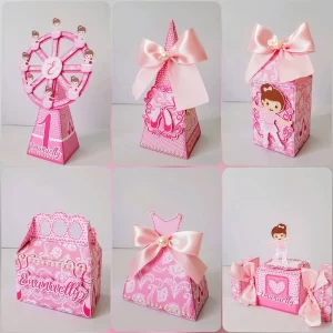 Bailarina Decoração Festa Studio, Png e Pdf