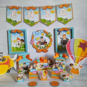 Balao Mundo Bita Centro de Mesa