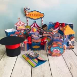 Centro de Mesa Circo Menino Studio e Pdf