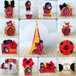 Centro de Mesa Ladybug Studio, Png e Pdf