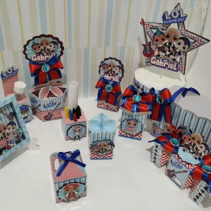 Centro de Mesa Lol Boys Studio e Pdf