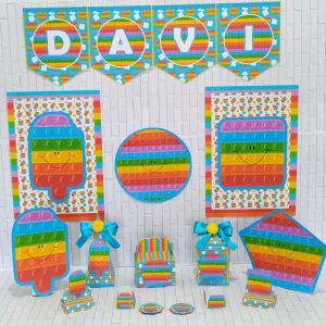 Centro de Mesa Pop It Studio