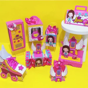 Centro de Mesa Soy Luna Studio e Pdf