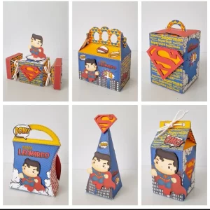 Centro de Mesa Super Homem Studio e Pdf