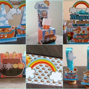 Decoração Arca de Noé Festa Infantil Studio