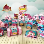 Decoração Baby Shark Studio, Png e Pdf