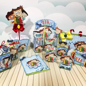 Decoração Detetives do Prédio Azul