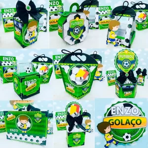 Decoração Festa Futebol Studio e Pdf