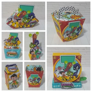 Decoração Festa Jovens Titãs Studio