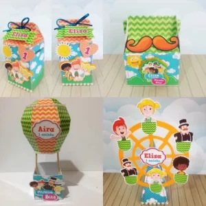 Decoracao Festa Mundo bita Studio e Pdf