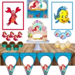 Decoração Festinha da Ariel Studio