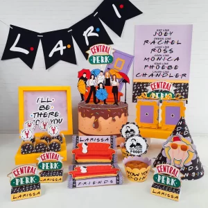 Decoração Friends Aniversário Studio e Pdf