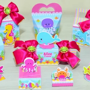 Decoracao Fundo do Mar Rosa Studio