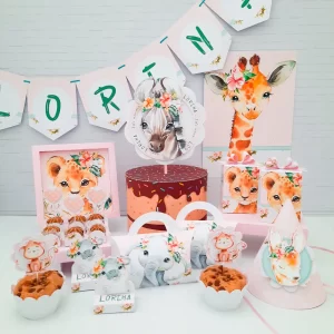 Decoracao Mesa Safari Studio e Pdf