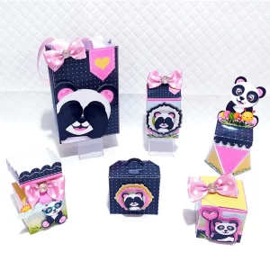 Decoracao Panda Rosa Studio e Pdf