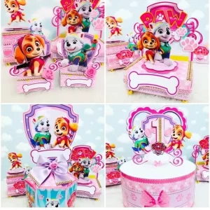 Decoração Patrulha Canina Rosa Studio e Pdf