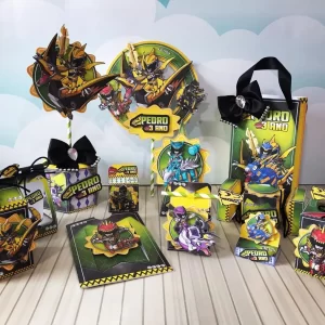 Decoração Power Rangers Dino Charge