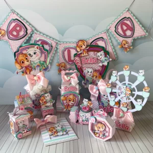 Decoracao Skye e Everest Studio, Png e Pdf