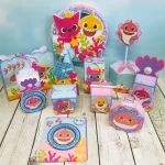 Decoração Tema Baby Shark Studio e Pdf