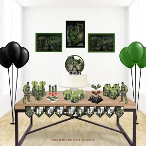Decoracao Tema Hulk Studio e Pdf