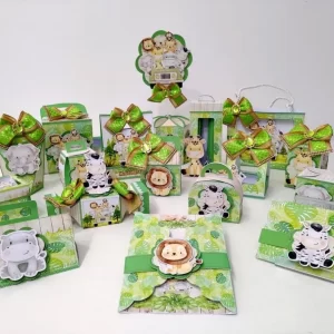 Decoração Tema Safari Studio, Pdf e Svg