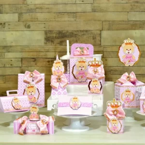 Decoração Ursinha Princesa Studio e Pdf