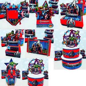 Decoração Vingadores Luxo Studio e Pdf