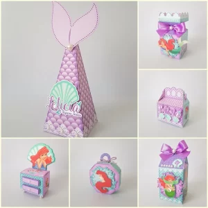 Decoração a Pequena Sereia Studio, Png e Pdf