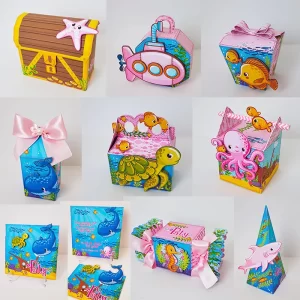 Decoracao de Aniversario Fundo do Mar