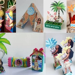 Decoracao de Aniversario da Moana Studio