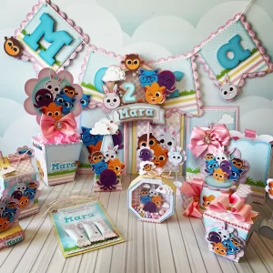 Decoração de Festa Bolofofos Studio, Png e Pdf